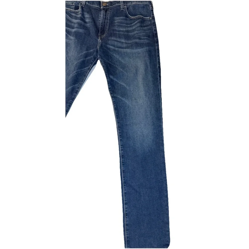 True Religion Rocco Relaxed Skinny Jeans Mens 36 Blue Whiskered No Flap